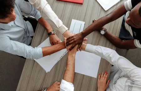Team high five | Company culture